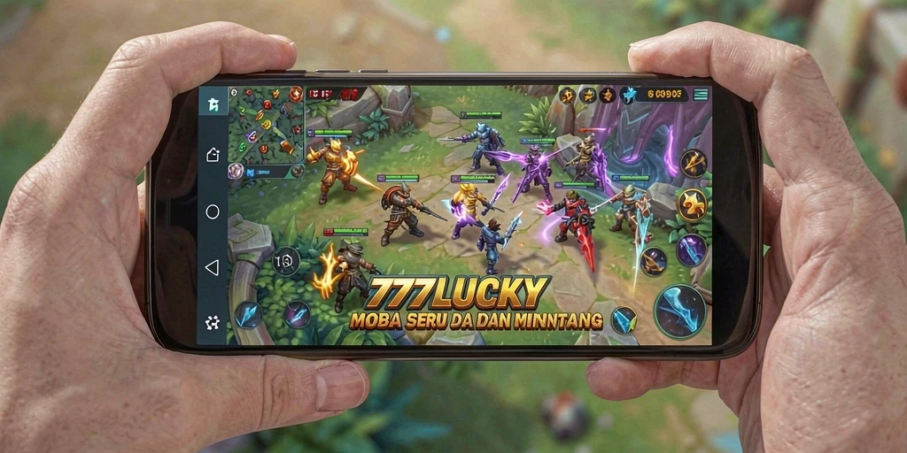 Screenshot gameplay 777LUCKY menampilkan pertempuran seru antar tim.