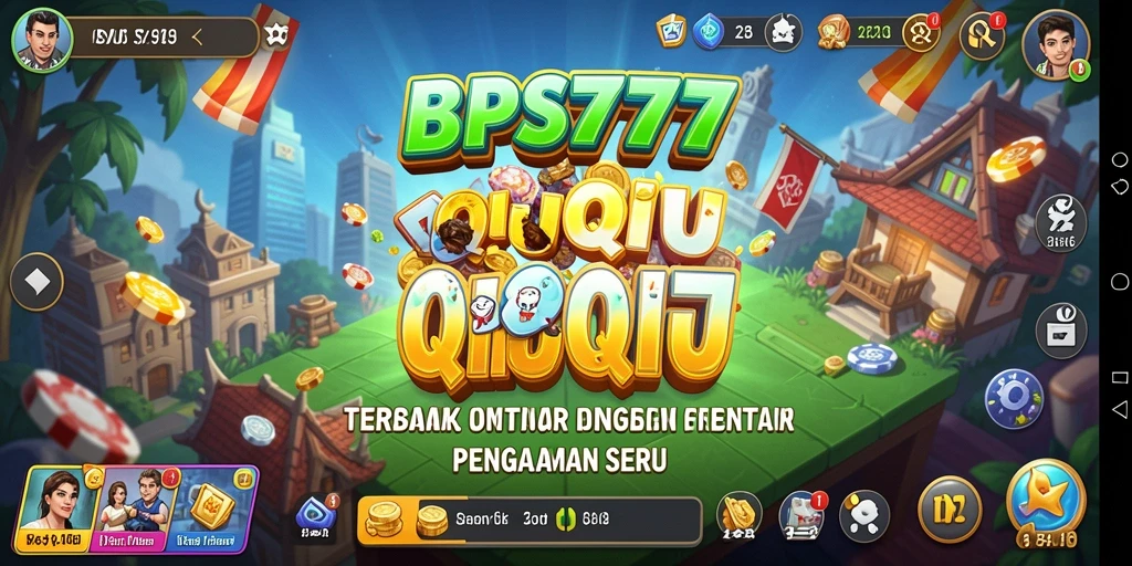 Tampilan menarik dari permainan QiuQiu BPJS777.