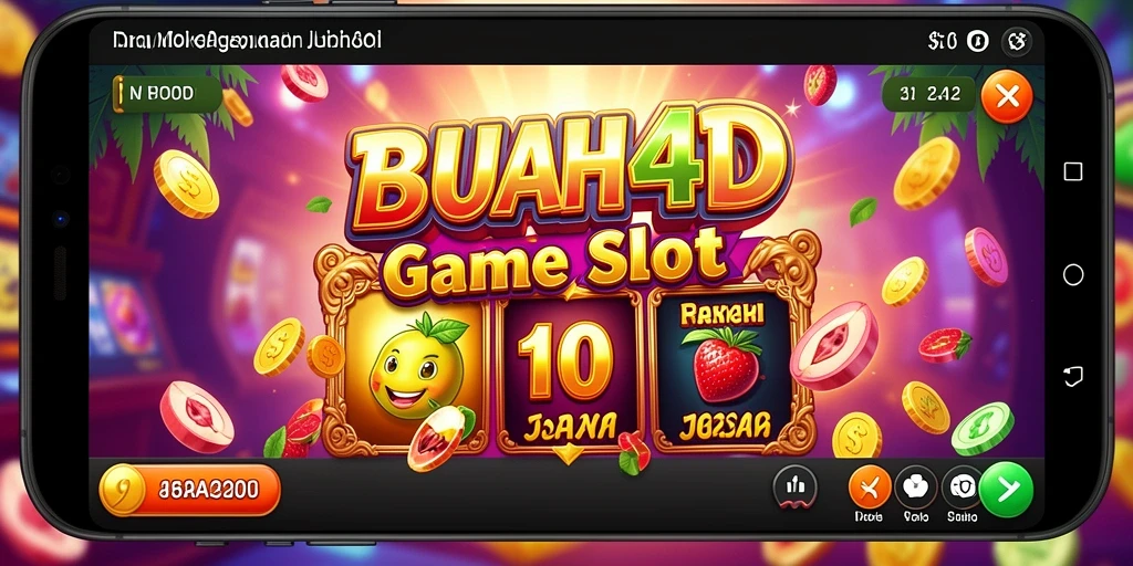 Tampilan gameplay menarik BUAH4D dengan fitur Slot yang menyenangkan.