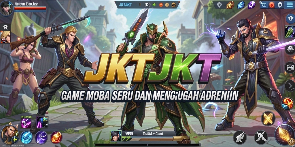 Tangkapan layar gameplay seru JKTJKT dalam pertarungan epik antar tim.