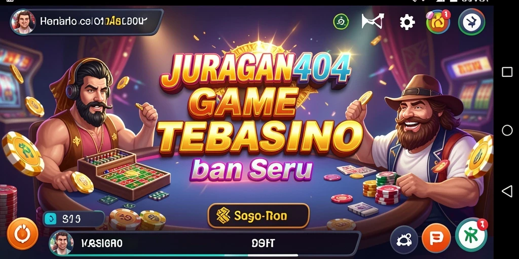 Tampilan gameplay seru di JURAGAN404 dengan berbagai pilihan permainan Kasino.