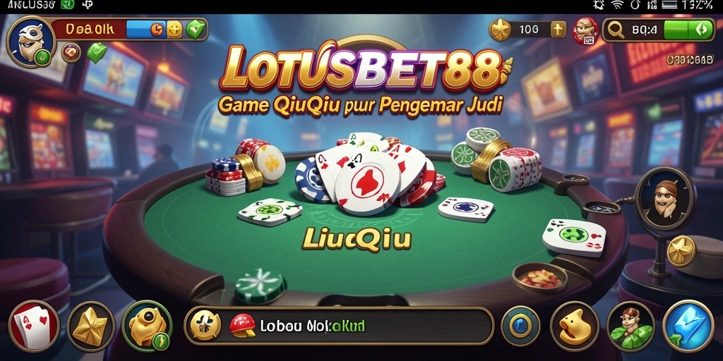 Tampilan gameplay QiuQiu yang menarik dan interaktif.