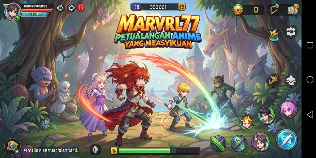 Tampilan gameplay yang seru dan memukau dari MARVRL77.