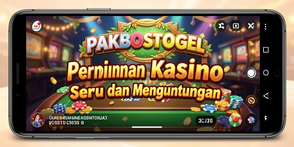 Tampilan gameplay PAKBOSTOGEL yang menarik dan penuh aksi Kasino.