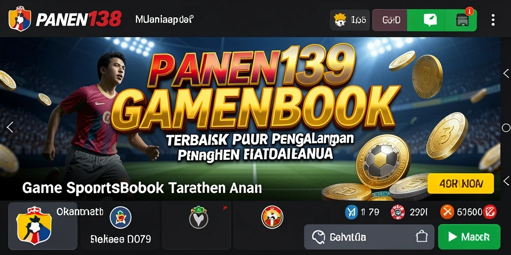 Screenshot gameplay PANEN138 yang menampilkan berbagai pilihan taruhan olahraga.