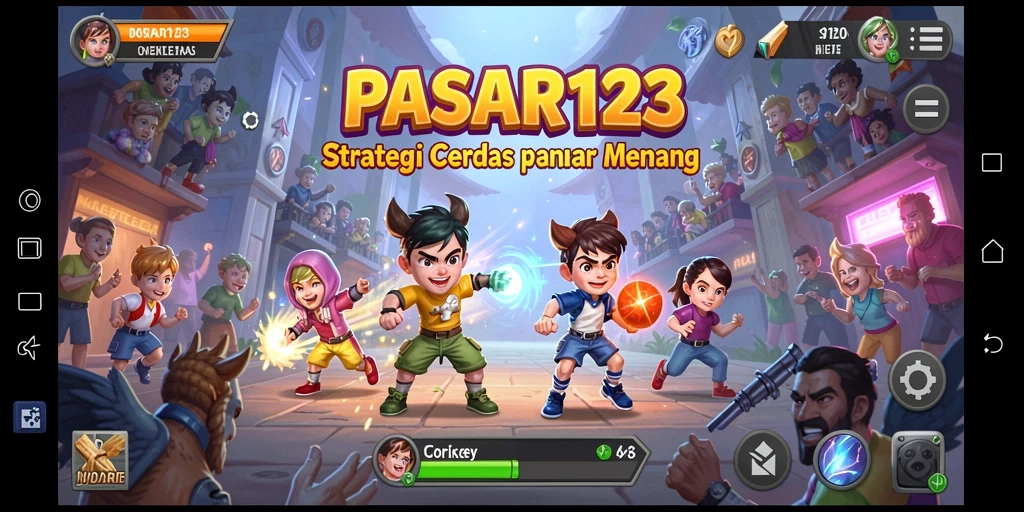 Tampilan screenshot PASAR123 dengan gameplay strategis yang mendebarkan.