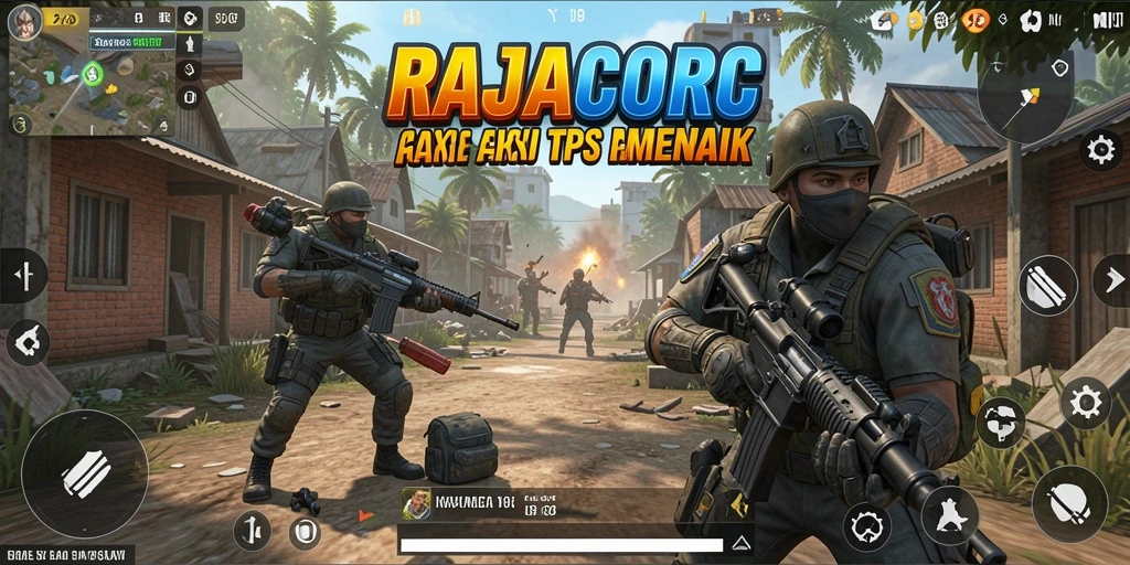 Tangkapan layar menunjukkan aksi permainan TPS yang memukau.