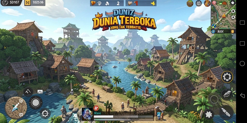 Menampilkan panorama indah dunia terbuka SD107 dengan gameplay yang mendebarkan.