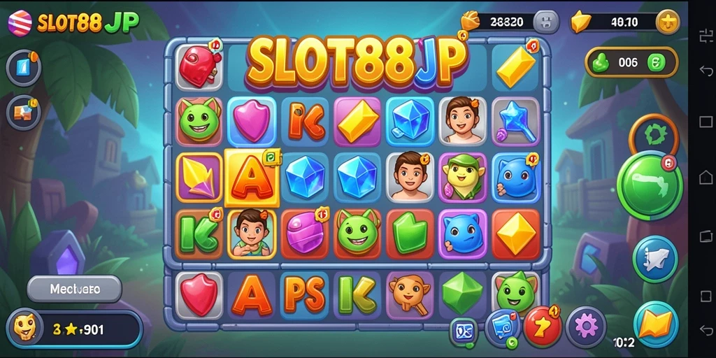 Tangkapan layar menunjukkan gameplay seru dari SLOT88JP yang menantang.