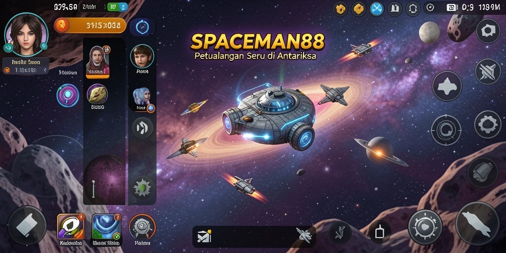 Gameplay seru SPACEMAN88 yang penuh petualangan di luar angkasa.