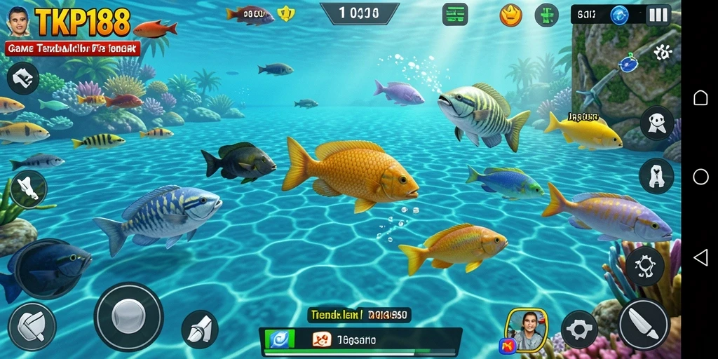 Screenshot gameplay Tembak Ikan TKP188 yang seru dan menantang.