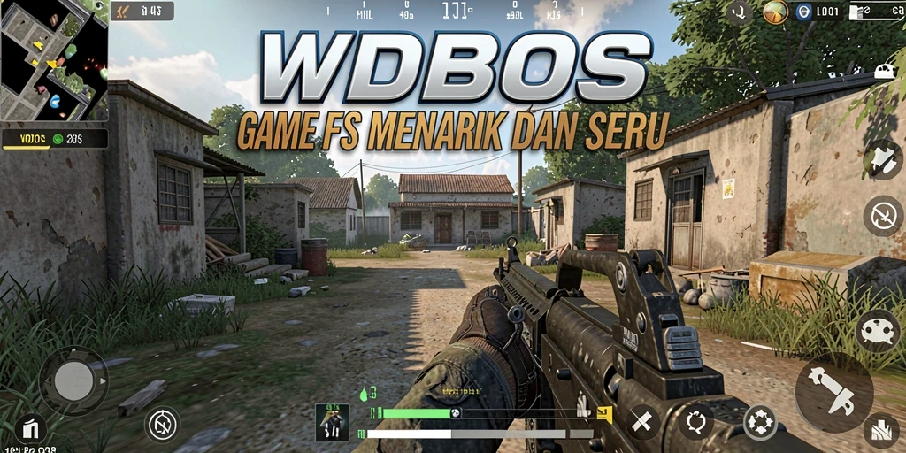 Gameplay seru WDBOS dengan aksi tembak-menembak intens.