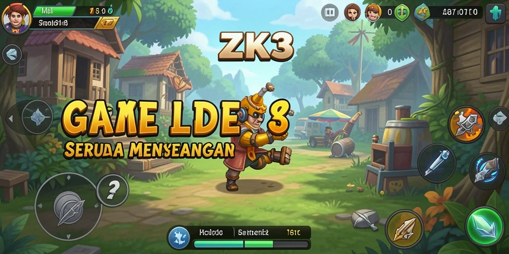 Tangkapan layar gameplay ZK3 yang menarik dan seru.